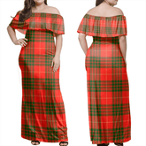 Clan Cameron Modern Tartan Hawaii Dress AY52 Clan Cameron Tartan Hawaii Dress